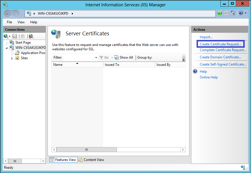 Server Certificates
