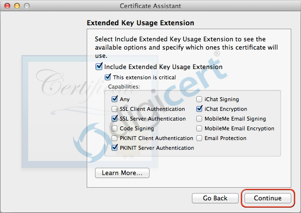 Key Usage Extension 2