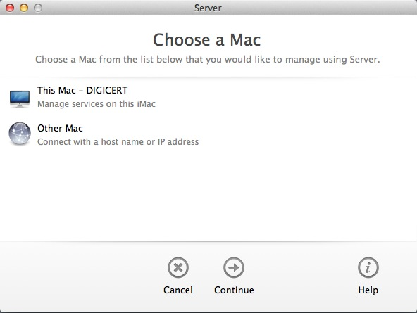Choose a MAC